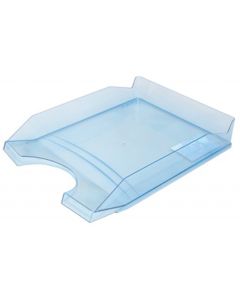 Ladica za spise, PVC, plava prozirna, Office products