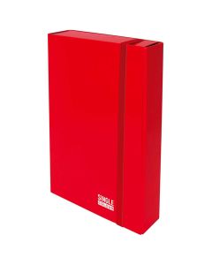Fascikl kartonski Spree s klapnama i gumicom,245X325X50 mm, crveni