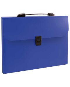 Torba plastična s ručkom, dimenzija 320x260x42, plava, Spree