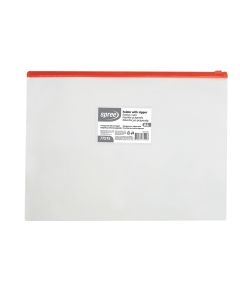 Kuverta PP sa zipom; crveni zip, Spree