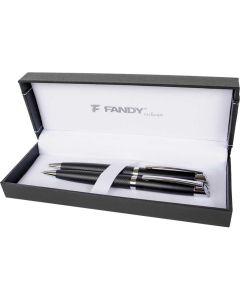 Pisaća garnitura Aquila 192818, crna, kemijska olovka + tehnička olovka