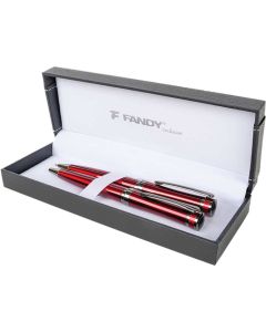 Pisaća garnitura Rhino 192963, crvena, kemijska olovka + tehnička olovka