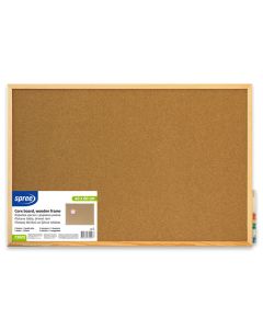 Ploča pluto, drveni okvir, zidna, 40x60 cm Spree