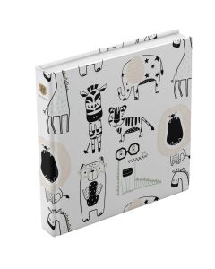 Album za slike Henzo ZOO, 300x300 mm, 100 bijelih stranica, za 400 slika dimenzija 100x150 mm
