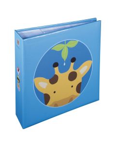 Album za slike Henzo 240x240 mm, 100 bijelih stranica za 200 slika dimenzija 100x150 mm, na ulaganje, Jungle Žirafa