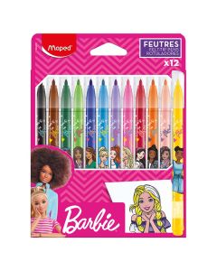 Flomasteri školski Maped Barbie 12/1