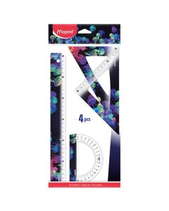 Geometrijski set Maped Deepsea veliki 4/1