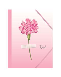 Fascikl A4 PP s gumicom, 74123, Spree Floral