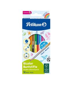 Bojice drvene Pelikan duo 12/1 24 boje