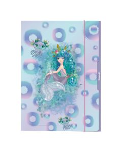 Fascikl s klapnama i gumicom, A3, Sirena, Pelikan