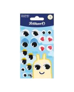Naljepnice Pelikan oči, 1 list, 16 naljepnica