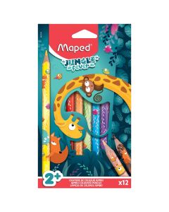 Bojice bezdrvne Maped Jungle Fever Jumbo 12/1