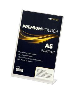 Nosač obavijesti L - okomiti A5 GO OFFICE 149x50x208 mm