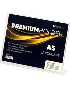 Nosač obavijesti L - vodoravni A5 GO OFFICE 211x50x151 mm