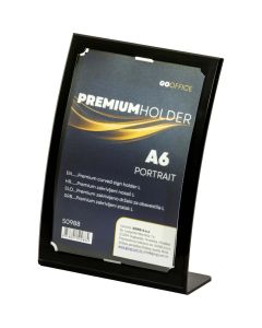 Nosač obavijesti L - zakrivljeni A6 125x180x50 mm