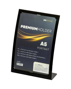 Nosač obavijesti L - zakrivljeni A5 180x50x230 mm