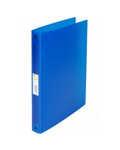 Mapa uložna A4 sa 4 ringa 2,5 cm, prozirna plava, Q-Connect