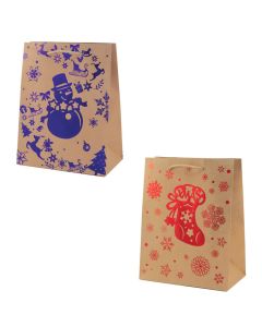 Vrećica ukrasna Spree art. 45120, 18x10x23 cm, Christmas Kraft