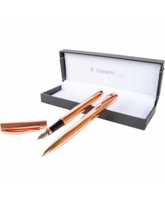 Pisaća garnitura Delta 192823, zlatna, kemijska olovka + nalivpero