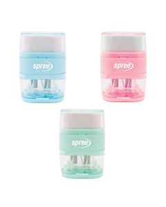 Šiljilo dvostruko Spree s gumicom