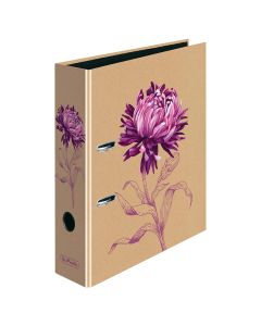 Registrator samostojeći A4, 8 cm, maX.file Natural Vibes Krizantema, Herlitz