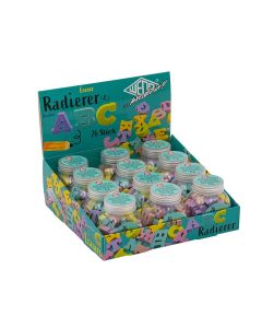 Gumica za brisanje Wedo ABC, 26 komada