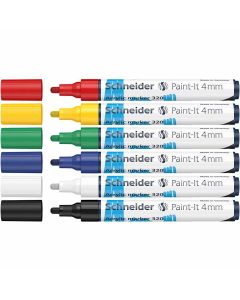 Flomaster Schneider, akrilni marker, Paint-It 320, 4 mm, intenzivne boje 6/1