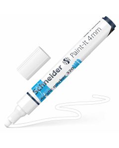 Flomaster Schneider, akrilni marker, Paint-It 340, 4 mm, bijeli
