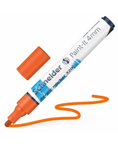 Flomaster Schneider, akrilni marker, Paint-It 340, 4 mm, narančasti