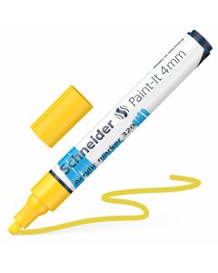 Flomaster Schneider, akrilni marker, Paint-It 340, 4 mm, žuti