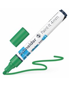 Flomaster Schneider, akrilni marker, Paint-It 340, 4 mm, zeleni
