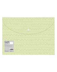 Kuverta s dugmetom PP A4, Foldermate Loft 31697 zelena