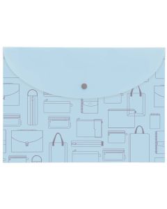 Kuverta s dugmetom PP A4, Foldermate Vintage 31628 plava