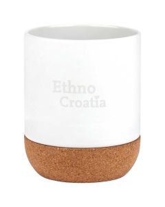 Šalica keramička Ethno Croatia bijela, 300 ml, 241929-EC