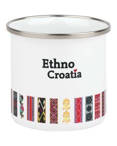 Lončić emajl Ethno Croatia bijeli, 350 ml,241930-EC