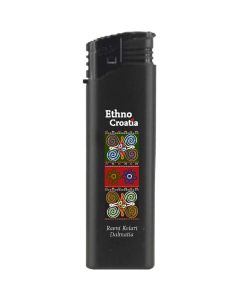 Upaljač Atomic F2 Ethno Croatia Ravni Kotari crni