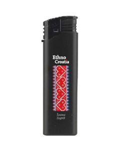Upaljač Atomic F2 Ethno Croatia Šestine crni