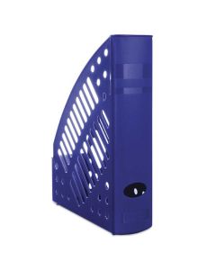 Stalak za spise okomiti, PVC, plavi, Donau