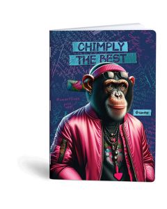 Bilježnica A4 40 listova karo Fashion animals