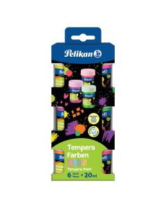 Boje tempere Pelikan, 20 ml, u čaši 6/1, neon