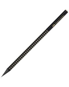 Olovka grafitna B Sparkle Midnight Faber-Castell 118278 crno zlatna