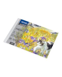 Blok za skiciranje A6, 10 listova, 350g/m2, Spree