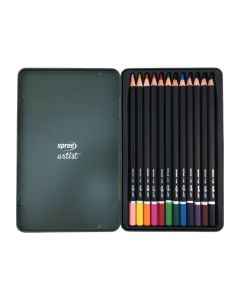 Bojice drvene Spree, 12/1 u metalnoj kutiji