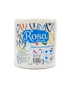 Ručnici papirnati u roli 21 cm, 505 listića, Rosa