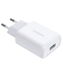 UGREEN zidni punjač 18W, USB-A, QC 3.0, bijeli