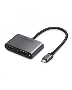 UGREEN adapter USB-C na HDMI, VGA sa PD, sivi