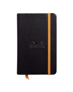 Notes A6, Rhodia Rhodiarama webnotebook, diktando, crni