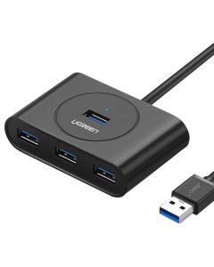 UGREEN 4-portni USB-A HUB, 4×USB-A 3.0, crni, 1.0m