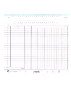 K-1337 FINANCIJSKI KONTOVNIK TROKOLONSKI - PLAVI RUB; Komad, 24 x 22 cm