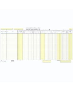 POS-100/AT POPISNA LISTA STVARI IZ OSNOVNIH SREDSTAVA; Blok 100 listova, 59 x 28 cm